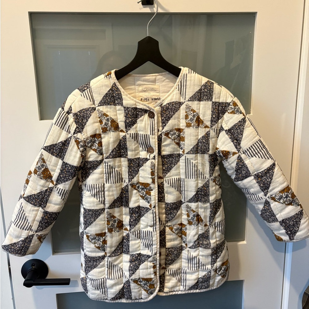 Rylee and Cru Long Line Quilted Jacket